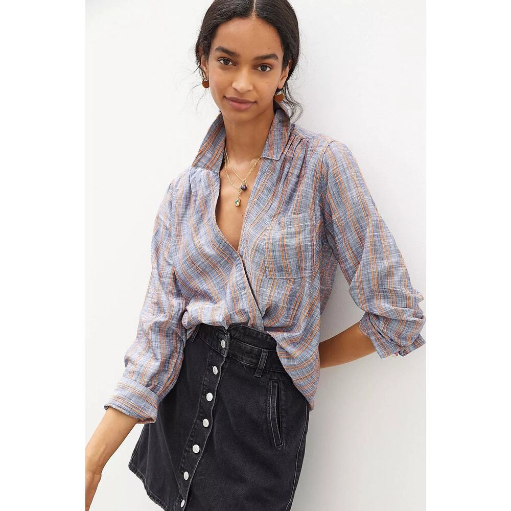 Pilcro Anthropologie Surplice Blouse